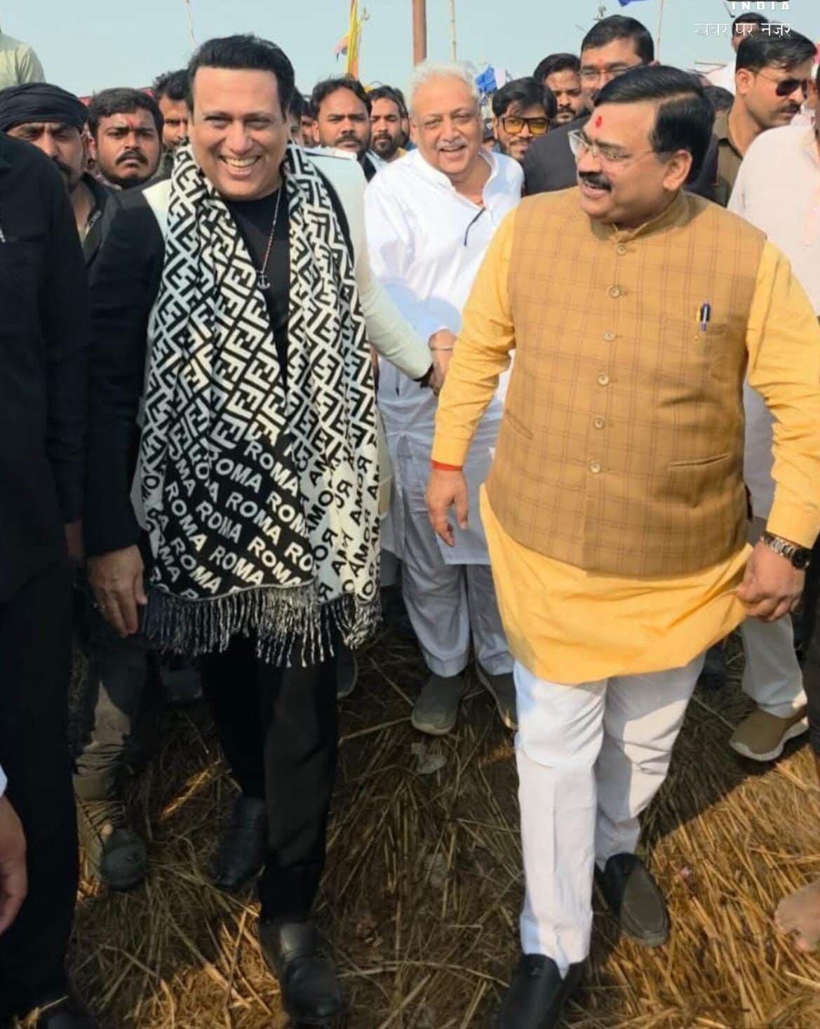 प्रयागराज पहुंचे बॉलीवुड सुपरस्टार गोविंदा, संगम तट पर किया दर्शन