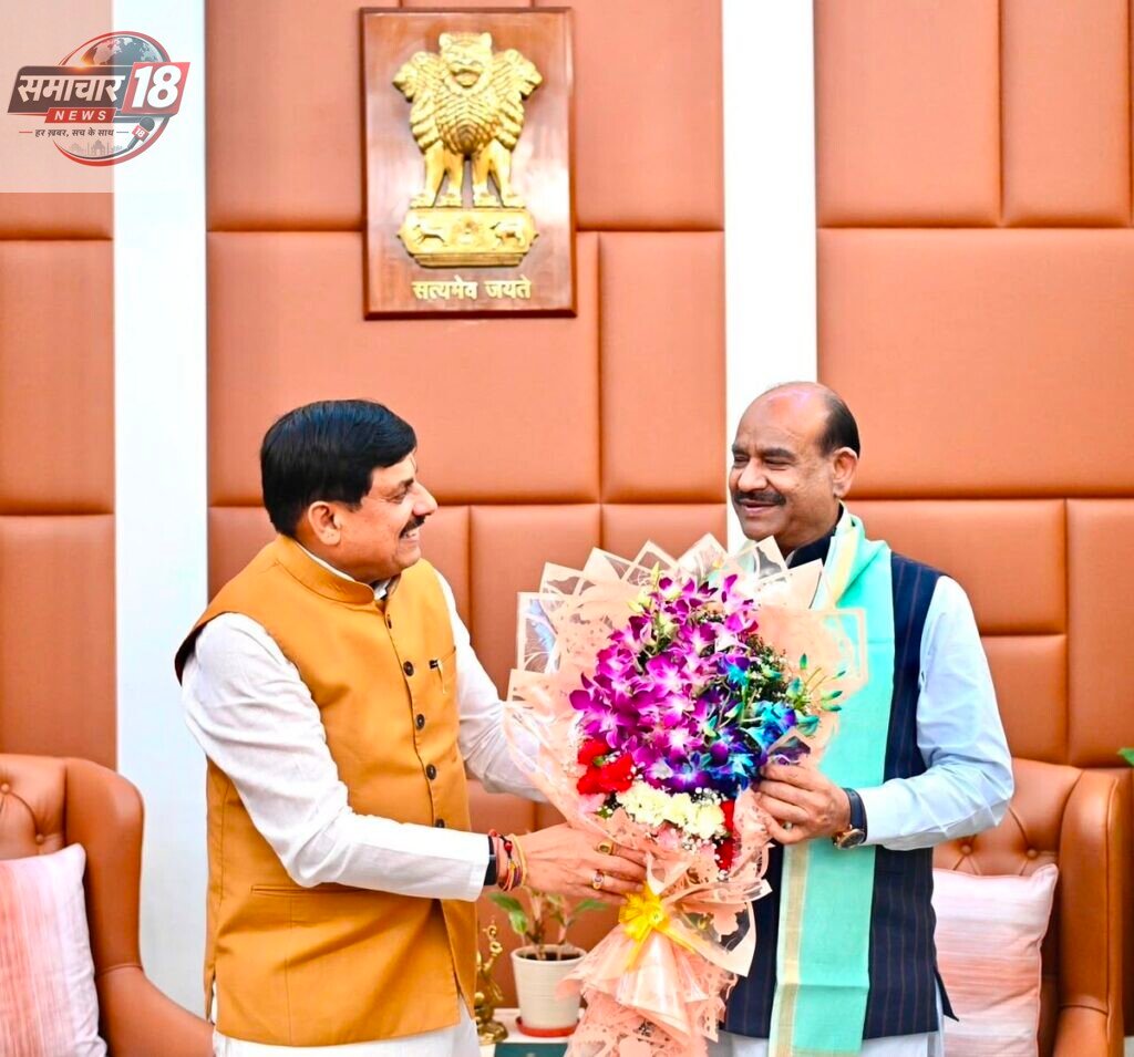 मध्यप्रदेश के माननीय मुख्यमंत्री डॉ. मोहन यादव जी ने दिल्ली स्थित आवास पर भेंट की। इस दौरान उनसे विविध विषयों पर चर्चा हुई। – Om Birla