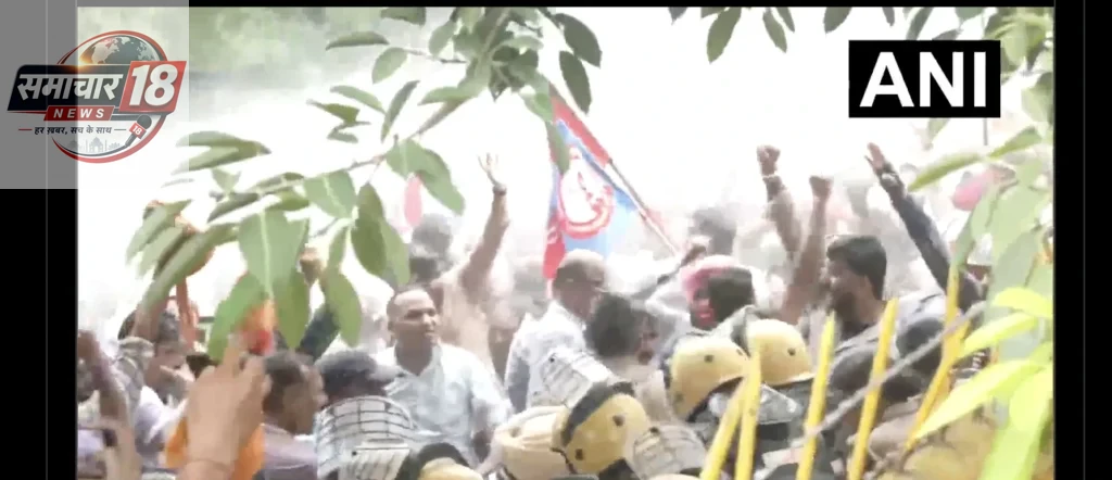 Warring condemns police brutality on employees demanding DA · Says, AAP govt has money to squander in Gujarat, Goa but not for Punjabi employees. Reminds Bhagwant Mann of Old Pension Scheme promise