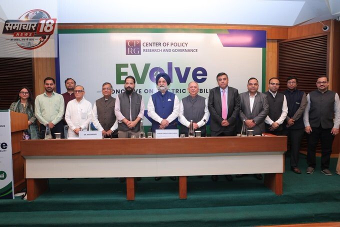 Inaugurated the EVolve Conclave on Electric Mobility, organised by @CPRGIndia at India Habitat Centre.