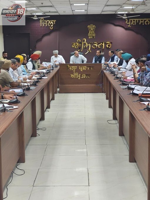 CAQM reviews paddy stubble management measures in Amritsar and Tarn Taran; Directs field officers to ensure timely availability and maximizing facilities for utilisation of paddy stubble