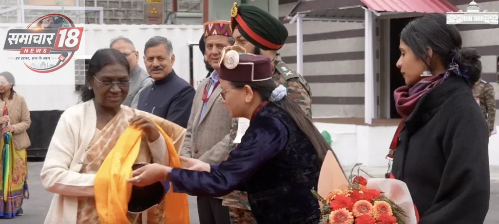 राष्ट्रपति द्रौपदी मुर्मु के अटल सुरंग, रोहतांग, हिमाचल प्रदेश के दौरे की झलकियां